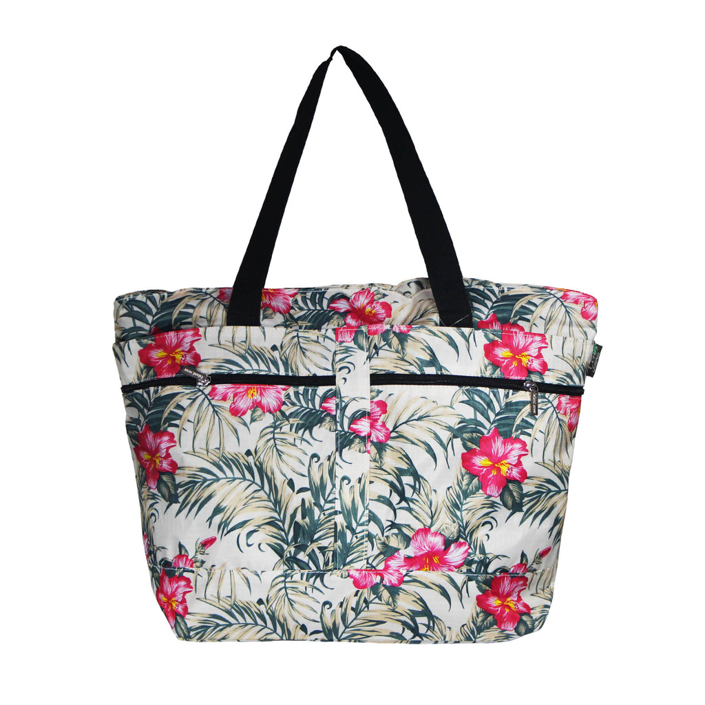 BFLO Hibiscus UV Light Color Changing Tote Bag