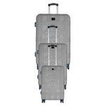 LUGGAGE BAG : 3 Piece Hardside Spinner Luggage Set W/ TSA Lock