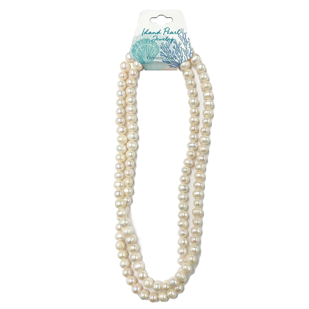 NECKLACE: Pearl - Double Strand