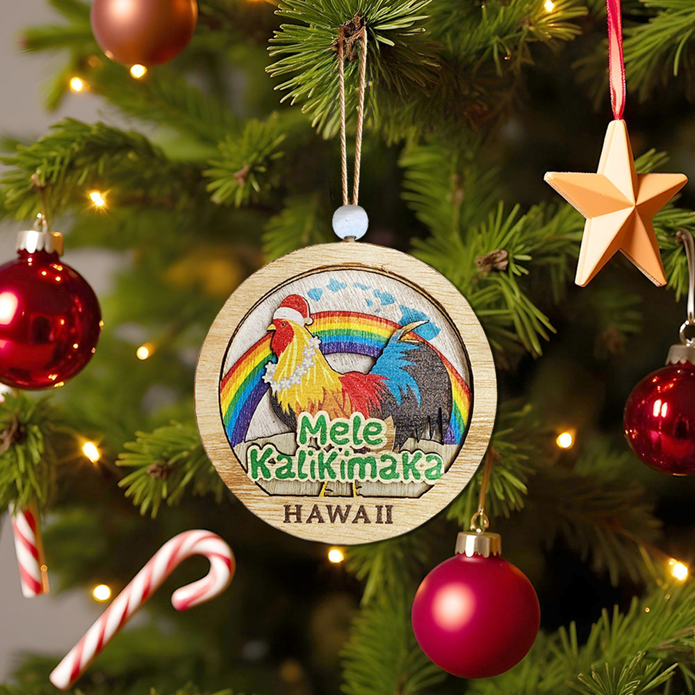 CHRISTMAS ORNAMENT: Hawaii Designs