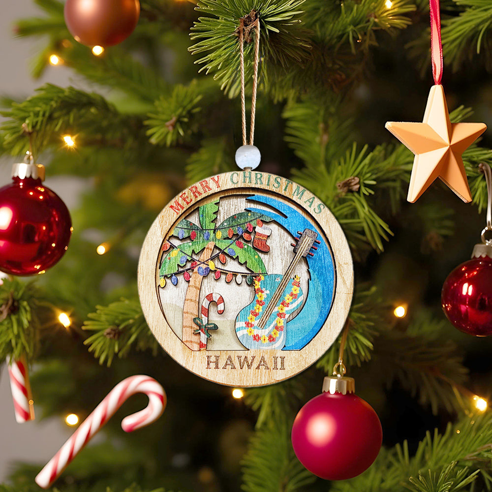 CHRISTMAS ORNAMENT: Hawaii Designs