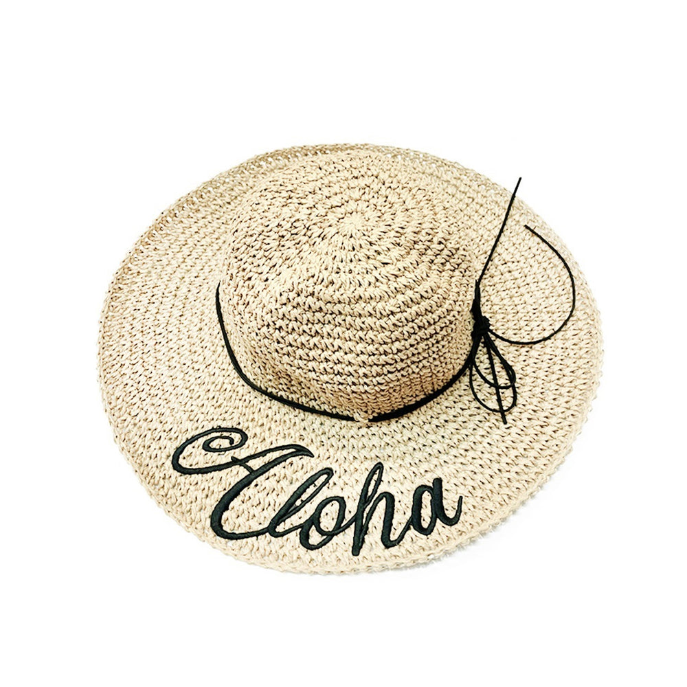 SUN STRAW HAT: Aloha