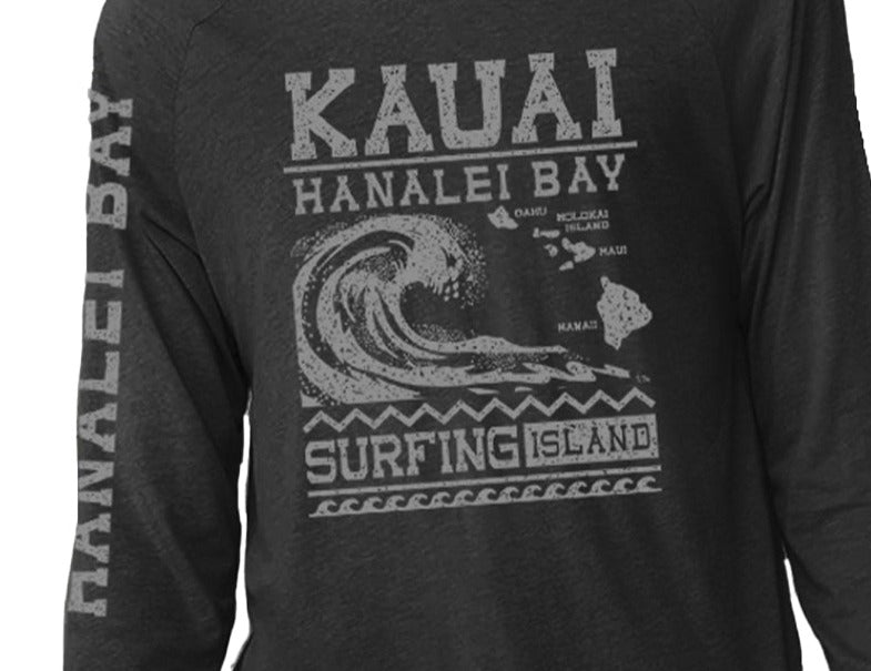 Men's Hoodie: Hanalei Bay Kauai
