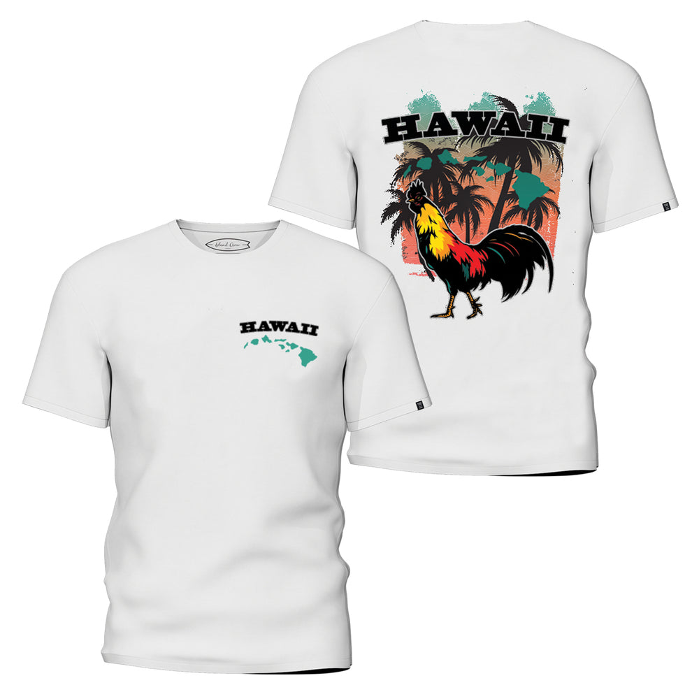 Cotton Short Sleeve T-Shirt : HAWAII ROOSTER