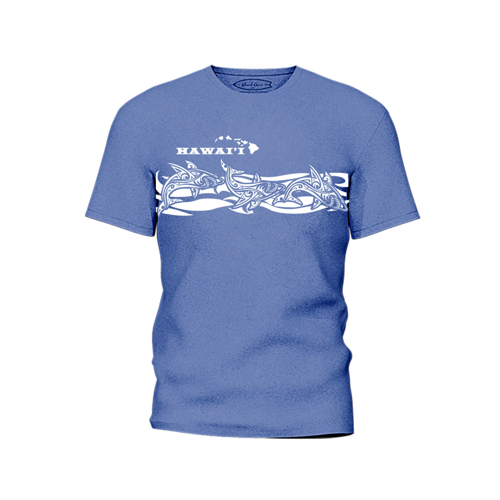 Tri-Blend Short Sleeve T-Shirt: Shark