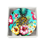 MAGNET COASTER: Aloha Pineapple (6PCS Set)